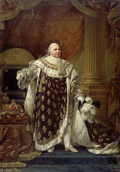 Baron Antoine-Jean Gros Portrait of Louis XVIII in his coronation robes